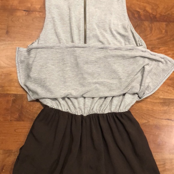 Size Small Elevenses dark brown/tan jumpsuit - Picture 7 of 7